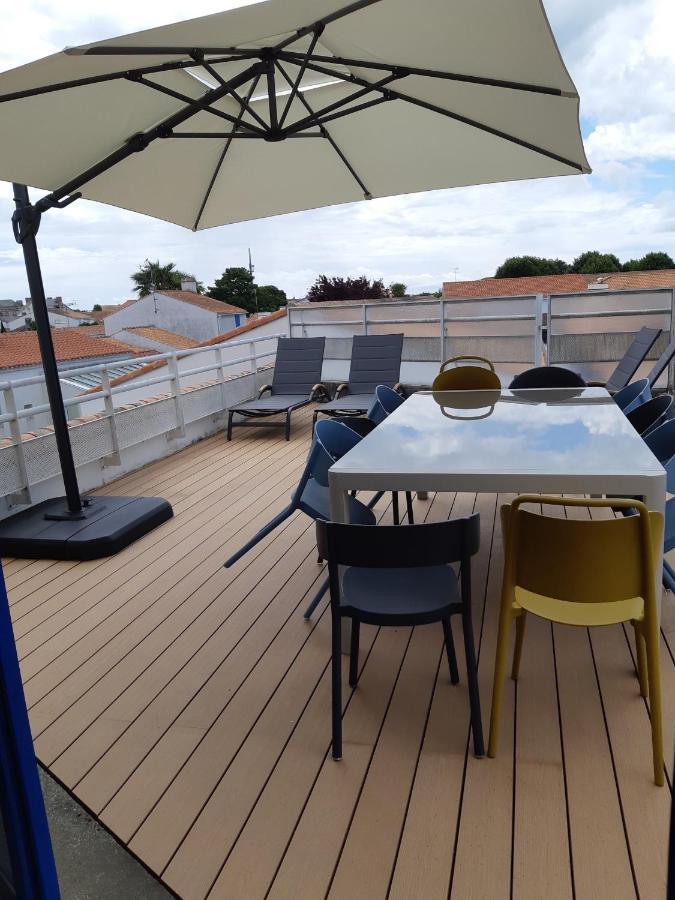 Appart Pour 8 Au Coeur De Noirmoutier - Terrasse Exterior foto